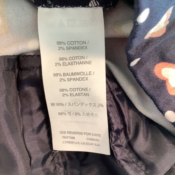 J.Crew Heart Print Mini Shorts Size 0 - Picture 7 of 7